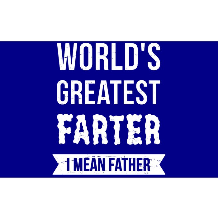 Worlds Greatest Farter I Mean Father Funny Gift Bumper Sticker