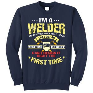 Welder Gifts Funny Welding Image On Back Of Sweatshirt