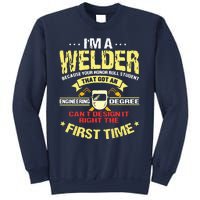 Welder Gifts Funny Welding Image On Back Of Sweatshirt