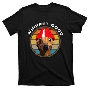 Whippet Good Funny 80S Music Dog Design T-Shirt