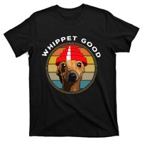 Whippet Good Funny 80S Music Dog Design T-Shirt