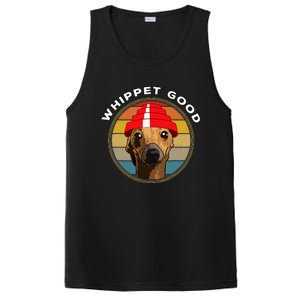 Whippet Good Funny 80S Music Dog Design PosiCharge Competitor Tank