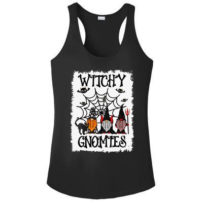 Witchy Gnomies Funny Gnome Halloween Matching Costume Gift Ladies PosiCharge Competitor Racerback Tank