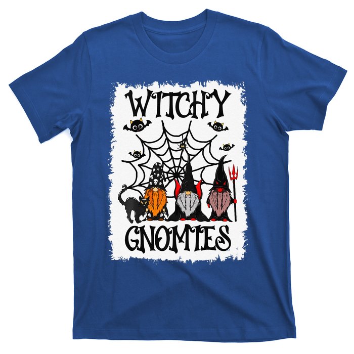 Witchy Gnomies Funny Gnome Halloween Matching Costume Gift T-Shirt