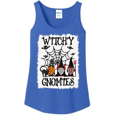 Witchy Gnomies Funny Gnome Halloween Matching Costume Gift Ladies Essential Tank