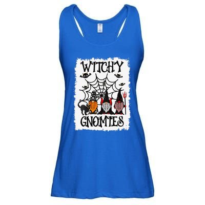 Witchy Gnomies Funny Gnome Halloween Matching Costume Gift Ladies Essential Flowy Tank