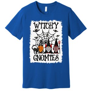 Witchy Gnomies Funny Gnome Halloween Matching Costume Gift Premium T-Shirt