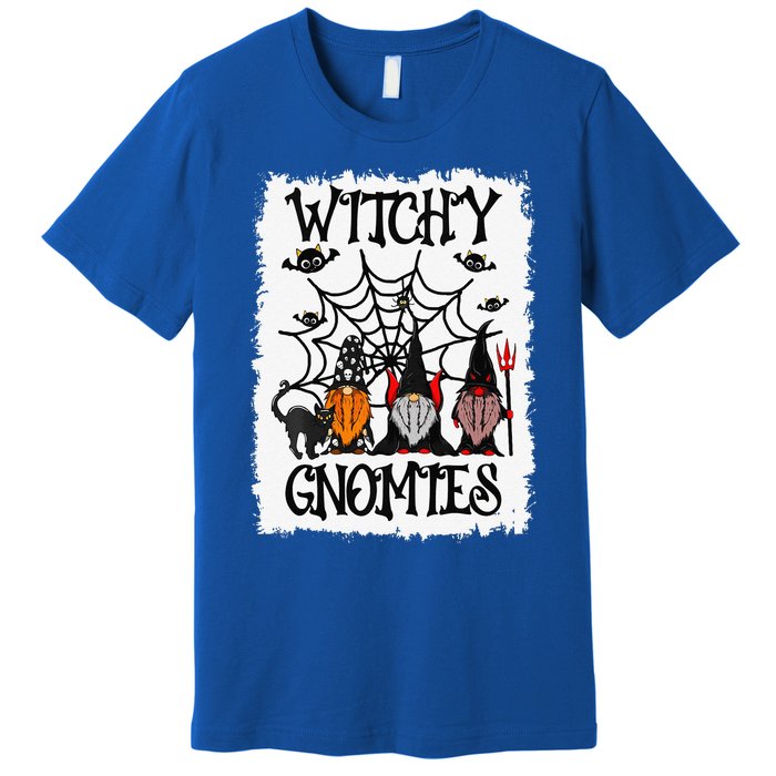 Witchy Gnomies Funny Gnome Halloween Matching Costume Gift Premium T-Shirt