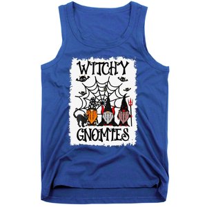 Witchy Gnomies Funny Gnome Halloween Matching Costume Gift Tank Top