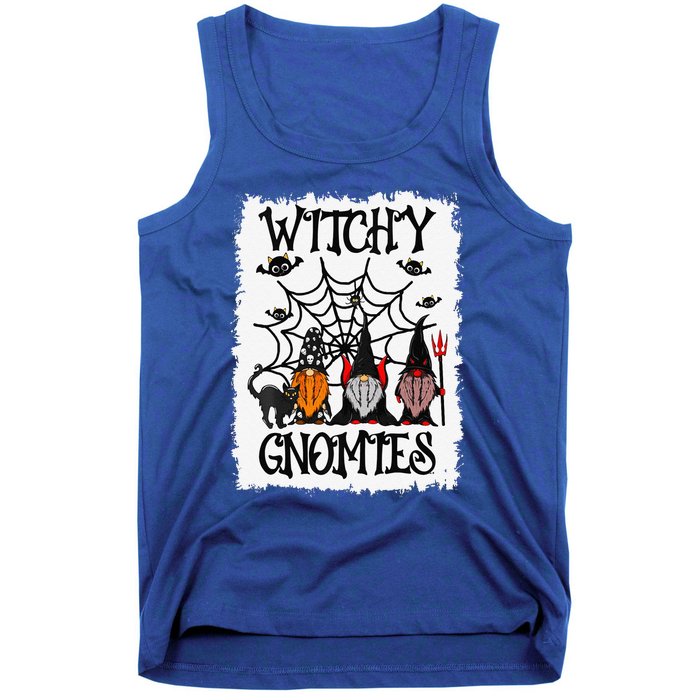 Witchy Gnomies Funny Gnome Halloween Matching Costume Gift Tank Top