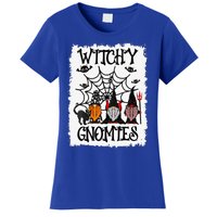 Witchy Gnomies Funny Gnome Halloween Matching Costume Gift Women's T-Shirt