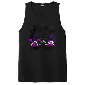 Witchy Gnomies Funny Gnome Halloween Matching Costume PosiCharge Competitor Tank