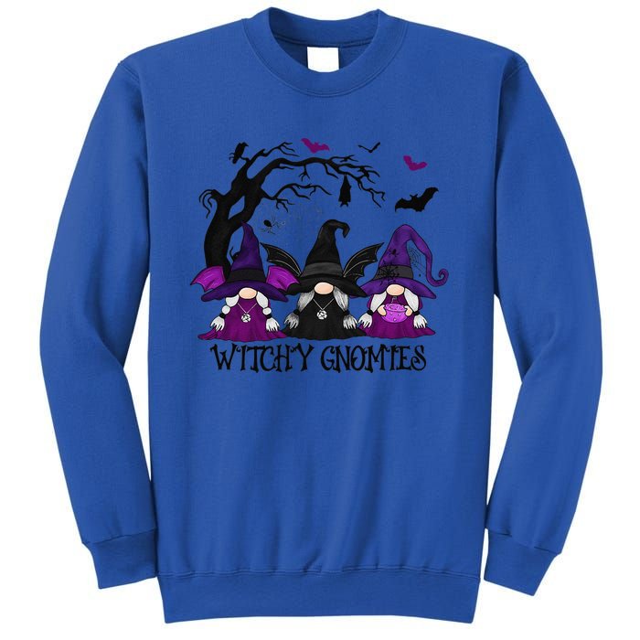 Witchy Gnomies Funny Gnome Halloween Matching Costume Sweatshirt