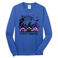 Witchy Gnomies Funny Gnome Halloween Matching Costume Tall Long Sleeve T-Shirt