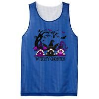 Witchy Gnomies Funny Gnome Halloween Matching Costume Mesh Reversible Basketball Jersey Tank