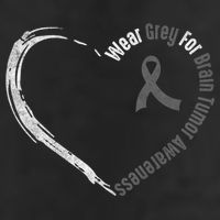 Wear Grey For Brain Tumor Awareness Brain Cancer Cool Gift Golf Towel