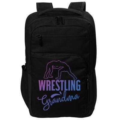 Wrestling Grandma For Wrestling Grandmother Gift Impact Tech Backpack