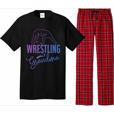 Wrestling Grandma For Wrestling Grandmother Gift Pajama Set