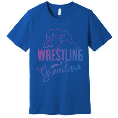 Wrestling Grandma For Wrestling Grandmother Gift Premium T-Shirt