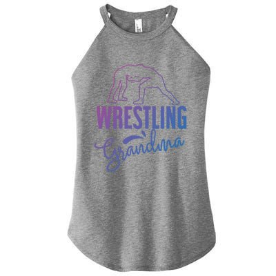 Wrestling Grandma For Wrestling Grandmother Gift Women’s Perfect Tri Rocker Tank