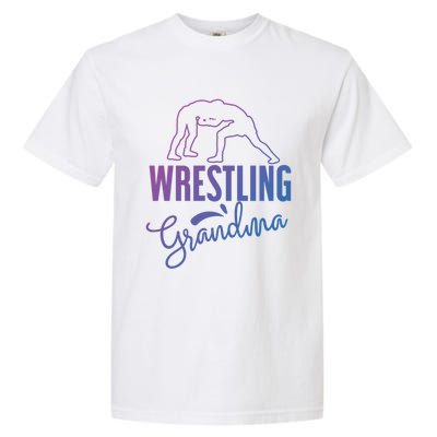 Wrestling Grandma For Wrestling Grandmother Gift Garment-Dyed Heavyweight T-Shirt