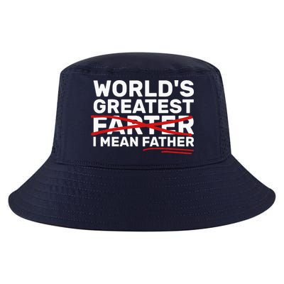 World's Greatest Farter I Mean Father Fathers Day Cool Comfort Performance Bucket Hat