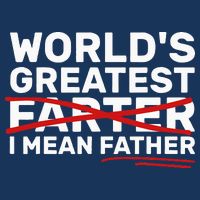 World's Greatest Farter I Mean Father Fathers Day Drawstring Bag