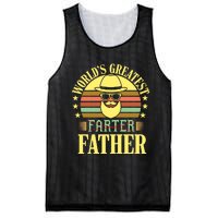 WorldS Greatest Farter Father Mesh Reversible Basketball Jersey Tank