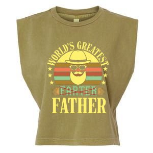 WorldS Greatest Farter Father Garment-Dyed Women's Muscle Tee