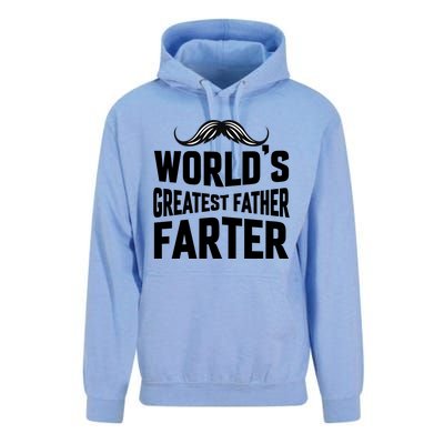 WorldS Greatest Father Farter Graphic Unisex Surf Hoodie