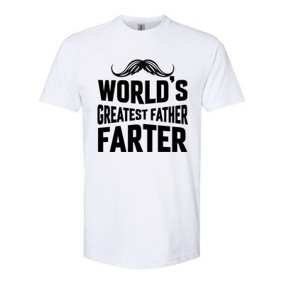 WorldS Greatest Father Farter Graphic Softstyle CVC T-Shirt