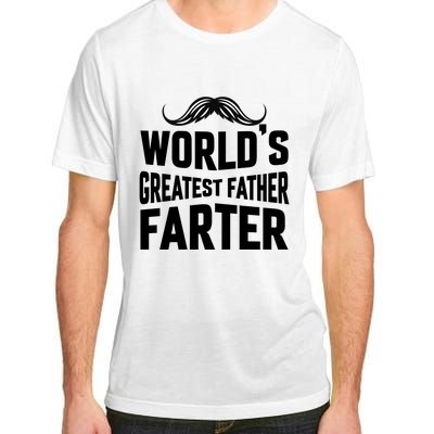 WorldS Greatest Father Farter Graphic Adult ChromaSoft Performance T-Shirt