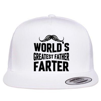 WorldS Greatest Father Farter Graphic Flat Bill Trucker Hat