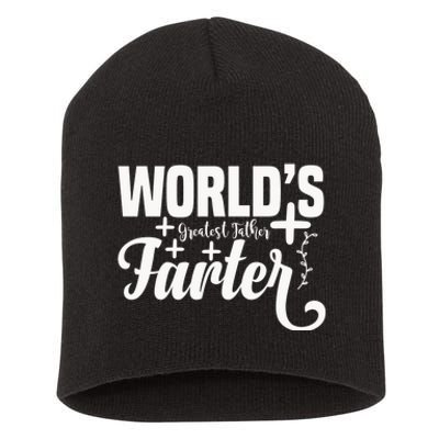 WorldS Greatest Father Farter Short Acrylic Beanie