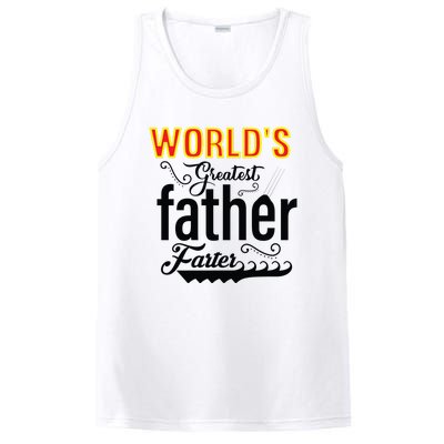 WorldS Greatest Father And Farter PosiCharge Competitor Tank