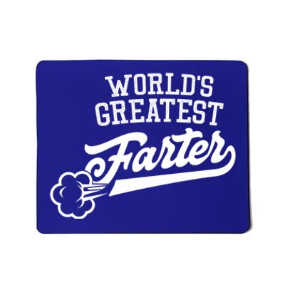 WorldS Greatest Farter Fart Dad Joke FatherS Day Great Gift Mousepad