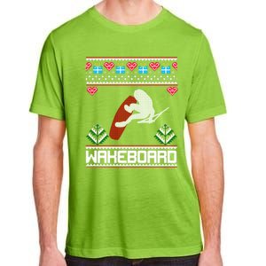 Wakeboard Gift Funny Christmas Funny Gift Adult ChromaSoft Performance T-Shirt