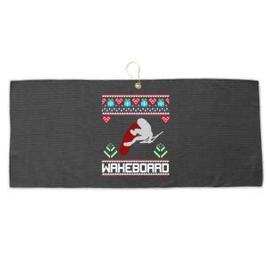 Wakeboard Gift Funny Christmas Funny Gift Large Microfiber Waffle Golf Towel