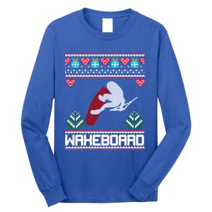 Wakeboard Gift Funny Christmas Funny Gift Long Sleeve Shirt