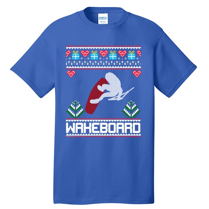 Wakeboard Gift Funny Christmas Funny Gift Tall T-Shirt