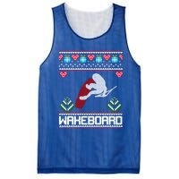 Wakeboard Gift Funny Christmas Funny Gift Mesh Reversible Basketball Jersey Tank