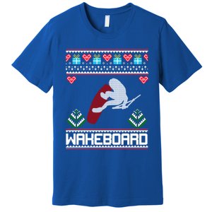 Wakeboard Gift Funny Christmas Funny Gift Premium T-Shirt