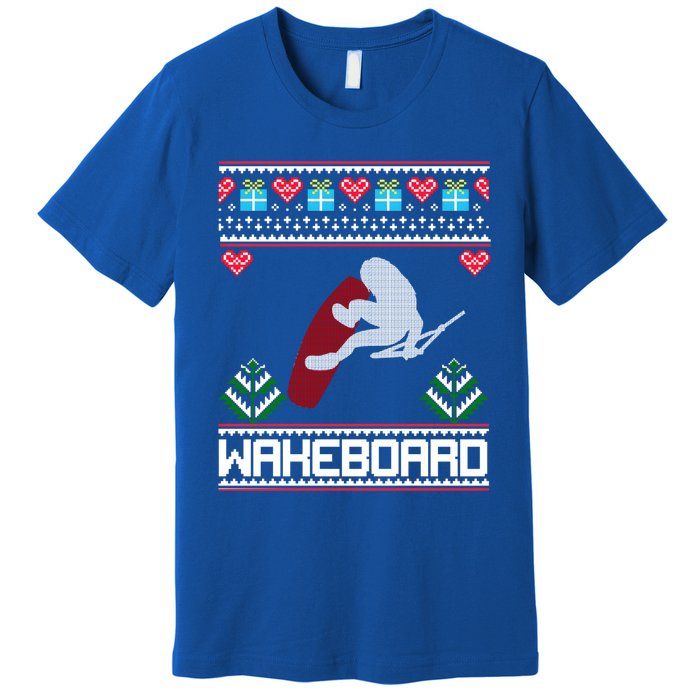 Wakeboard Gift Funny Christmas Funny Gift Premium T-Shirt