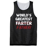 Worlds Greatest Farter Father's Day Mesh Reversible Basketball Jersey Tank