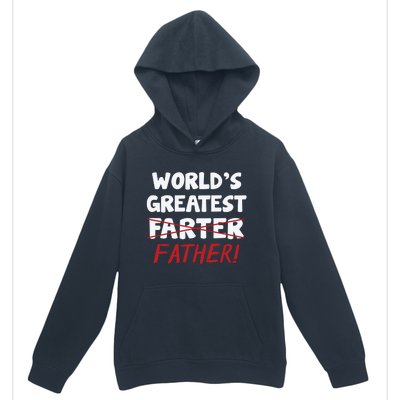 Worlds Greatest Farter Father's Day Urban Pullover Hoodie