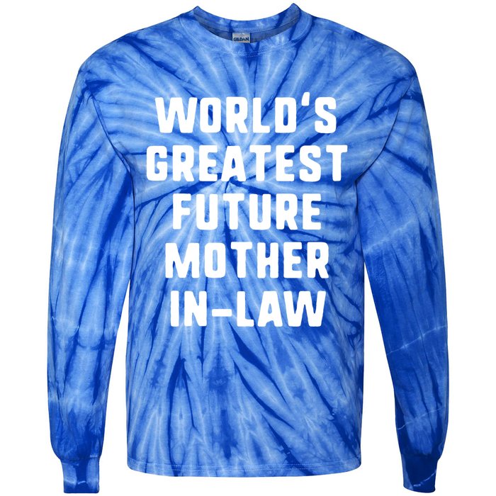 World's Greatest Future Mothergiftingiftlaw Gift Mother's Day Gift Tie-Dye Long Sleeve Shirt