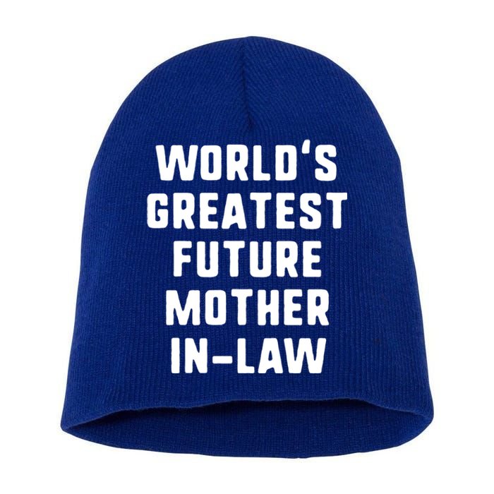 World's Greatest Future Mothergiftingiftlaw Gift Mother's Day Gift Short Acrylic Beanie