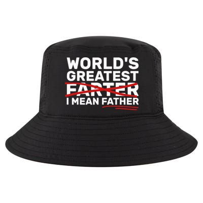 World's Greatest Farter I Mean Father Fathers Day Cool Comfort Performance Bucket Hat