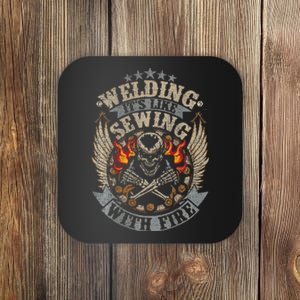 Welder Gifts Funny Welding Coaster