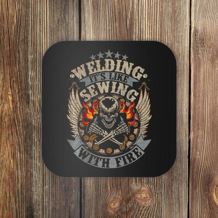 Welder Gifts Funny Welding Coaster